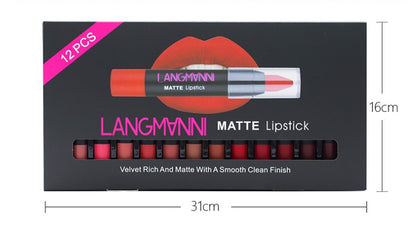 Non-Stick Cup Matte Lipstick & Lip Gloss Set