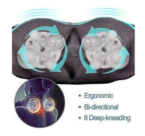 Deep Kneading Shiatsu Massager with Heat