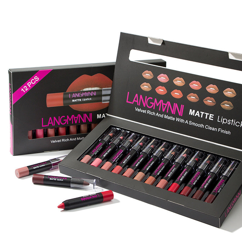 Non-Stick Cup Matte Lipstick & Lip Gloss Set