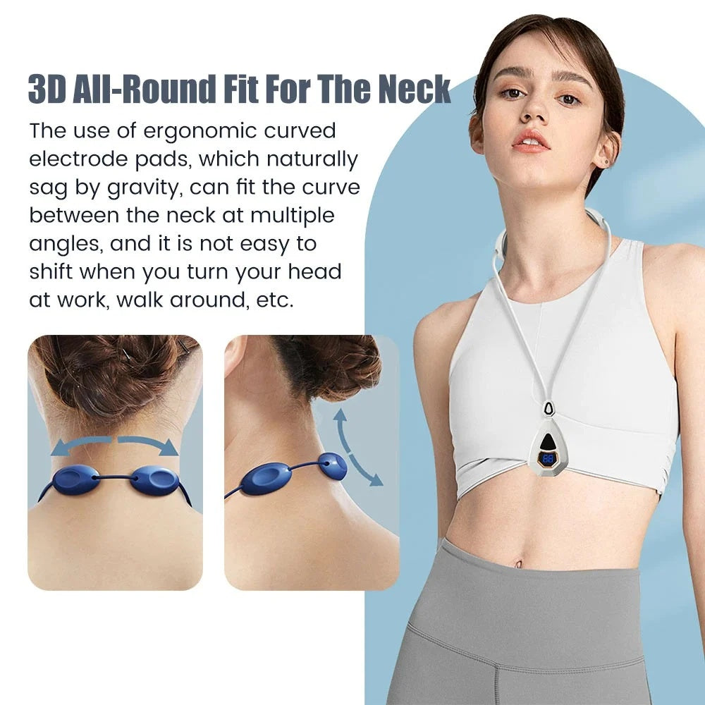 Smart Heating EMS Neck Massager