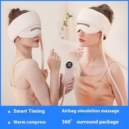 Electric Heating Head & Eye Massager Cap