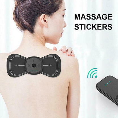 Mini Wireless Electric Neck Massager - 6 Modes