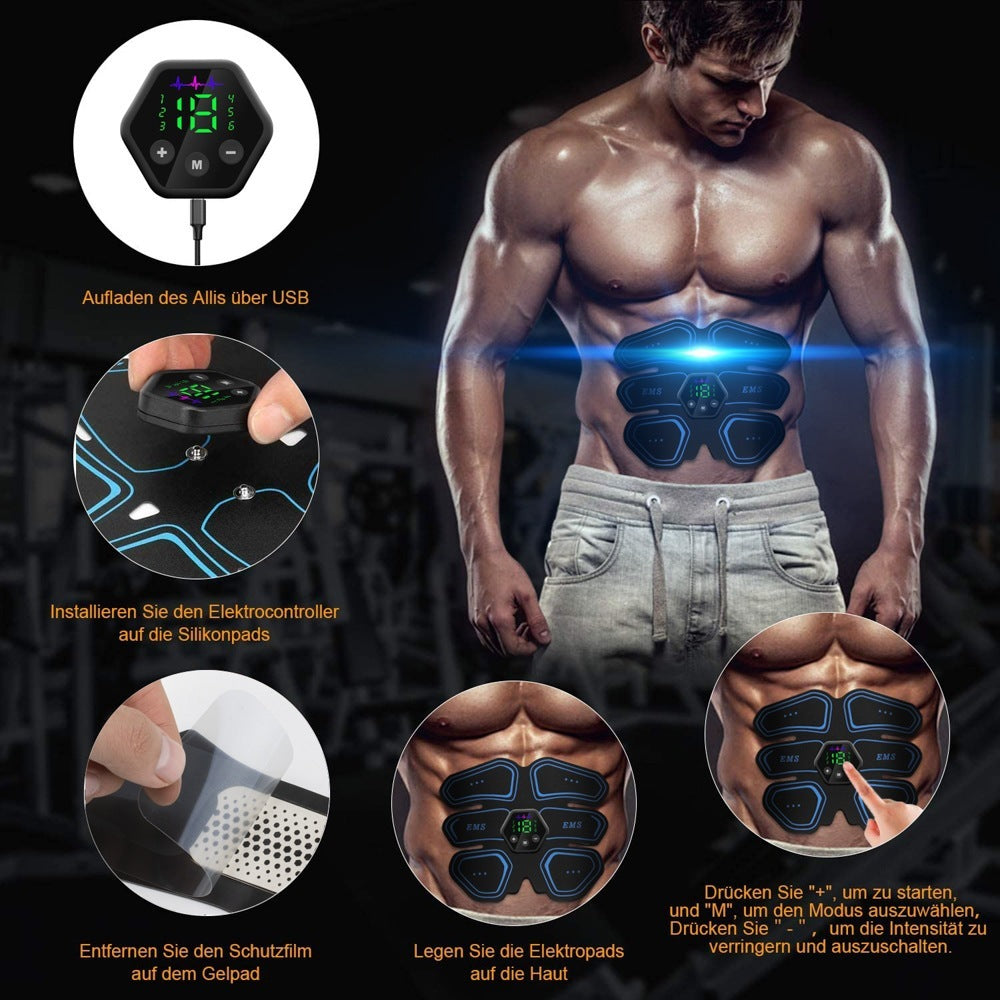 Digital Display EMS Abdominal Muscle Patch