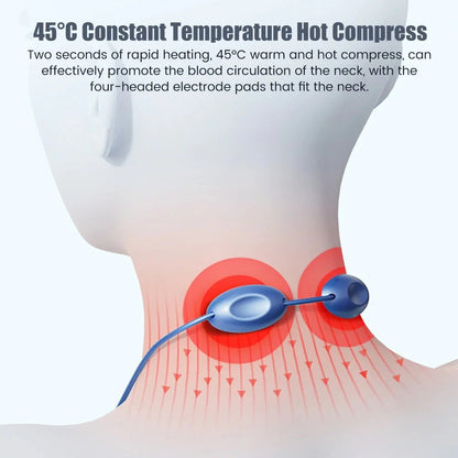 Smart Heating EMS Neck Massager